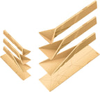 POLYGONS FLAT 3-IN-1 FOLDING MEASURING SPOONS | 2 Spoons with 6 Different Sizes (Yellow)