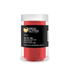 Brew Glitter - Red (25g 1x Shaker Jar) | Edible Glitter For Drinks, Beer and Cocktail Beverages by Bakell