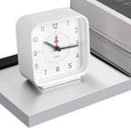 Meangood Floating Shelves White 17 inch Wall Mounted Natural Bamboo Wood Wall Storage Shelves for Bedroom,Living Room,Bathroom, Kitchen（Set of 2）