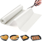Cut to Size Silicone Baking Mat Roll - Best German Silicone - Non Stick Pastry Dough Rolling Mat, Heat Ressiatnt Air Fryer Freeze Dryer Mat, Non-slip Silicone Pan Liner