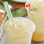 Fanale Coconut Jelly Topping nata de coco for Bubble Tea 400 g | Coconut Flavor Jelly | for Boba Tea, Smoothies, Slushes, Desserts 400g