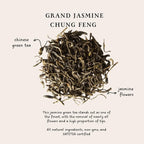 Palais des Thés - Grand Jasmine Chun Feng - Jasmine Green Tea - 3.5oz Loose Leaf Metal Gift Tin, Serves 20-25 Cups