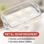 Jumbo Muffin Pan, Metal Reinforced Frame 3.5 inch Large Silicone Cupcake Pan 6 cups Large Muffin Pan with Handle Nonstick Jumbo Muffin Tin for Baking Giant Homemade Muffins, Cupcakes, Frittatas