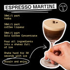 SOLO Cold Brew Coffee Concentrate - Colombian & Brazilian Arabica Blend - Ready-to-Drink Espresso Base for Iced Coffee, Lattes, and Cocktails - 20 Servings per Carton - 32 fl oz Shelf-Stable Carton