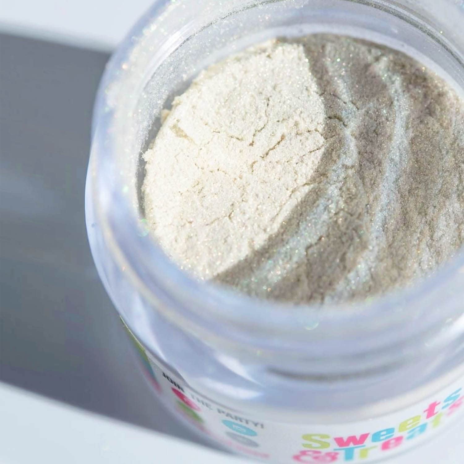 Edible Glitter for Drinks, Edible Glitter for Cakes, White Edible Drink Glitter Cake Decorations for Strawberries, Cocktail