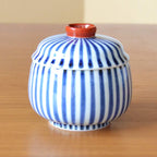 有田焼やきもの市場 Chawanmushi Cups with Lids Set of 2 Japanese Chawan Mushi Arita Imari ware Made in Japan Shumaki Tokusa