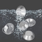 Weilan 25 Pcs Mini Tiny Pie Muffin Cupcake Pans Tin Egg Tart Mold Bakeware -NonStick Puto Cup
