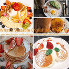 8-Pieces English Muffin Rings 4 Inch Crumpet Rings Stainless Steel Double Rolled Nonstick Metal Round Tart Ring Molds for Cookie Cooking Baking