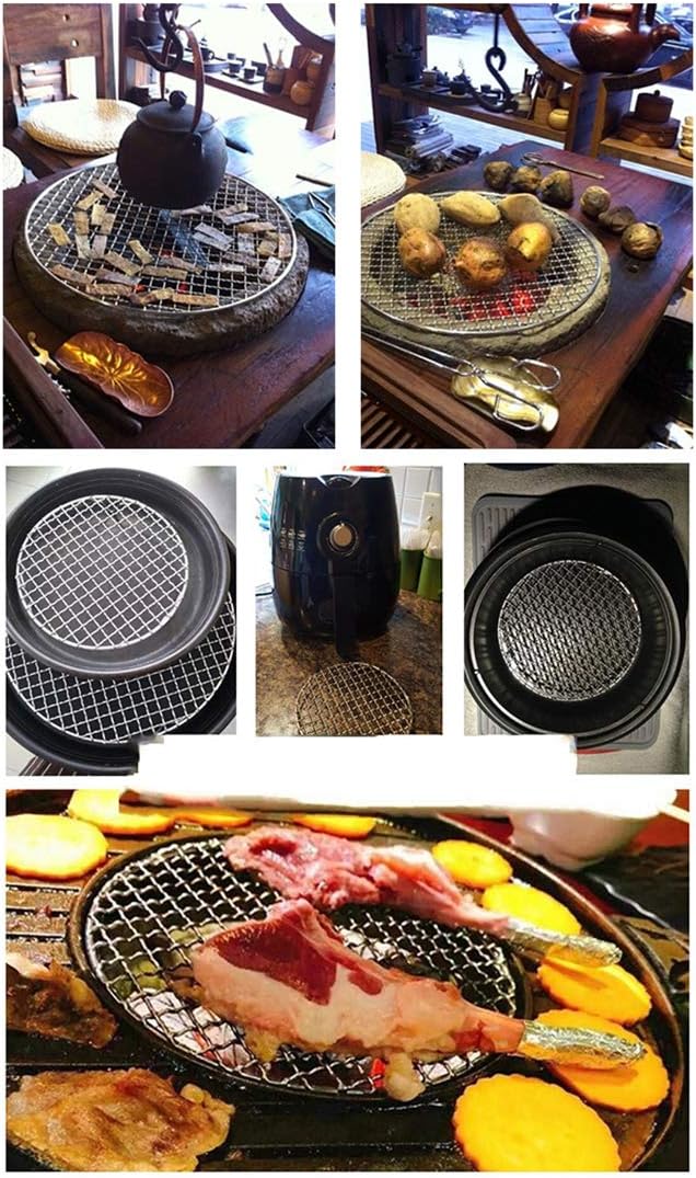 Versatile Round 304 Stainless Steel Cooling Rack Baking,Heat Resistant Rust Proof Sturdy Durable Dia 8.9"