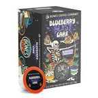 Bones Coffee Company Blueberry Blast Cake, Blueberry Pancake Flavored Coffee Pods, Low Acid Medium Roast Single-Serve Bones Cups, For 1.0 & 2.0 K-Cups Brewers Coffee Maker, 12 Count