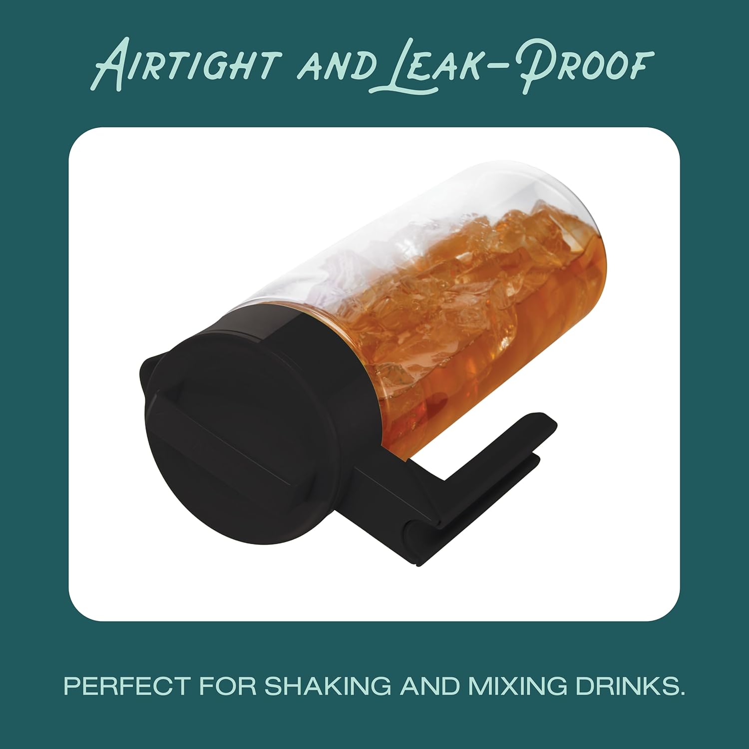 Takeya Patented and Airtight Pitcher Made in the USA, 2 Quart, Blueberry, 10034