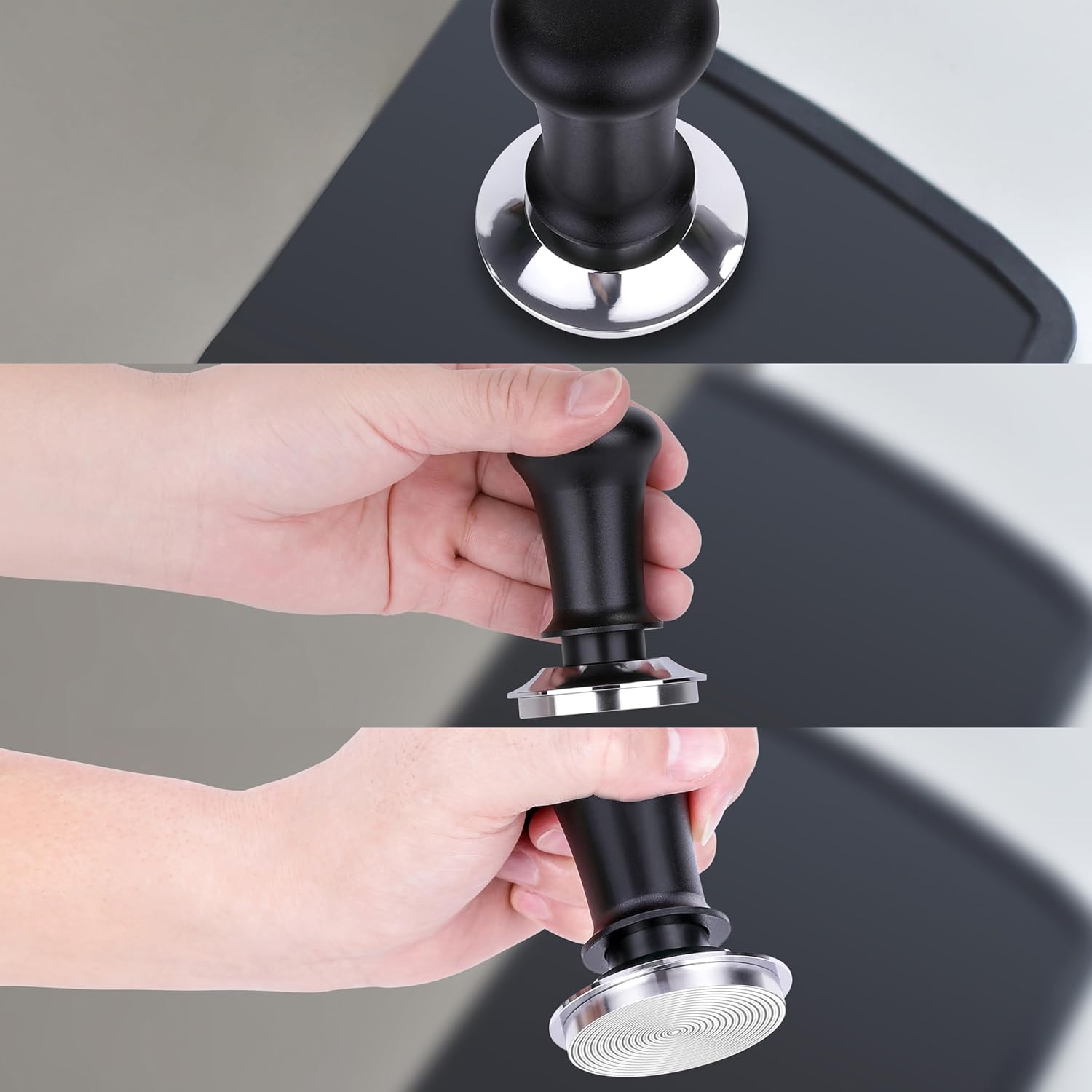 Apexstone Espresso Tamper 51mm Spring Loaded, Coffee Tamper Spring Loaded 51mm, Calibrated Espresso Tamper 51mm