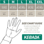 Kebada W2 Safety Work Gloves, Micro-Foam Nitrile Coated Gloves, Touchscreen,Ideal for Package Handling, Gardening, Construction, 1 Pair X-Large