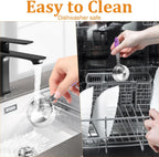 10 Pcs 1/4 Measuring Cup, 2 Oz Stainless Steel Scoop with Silicone Handle, Metal Mini Measuring Scoops Kitchen Gadgets for Cooking Baking,Coffee Bean Pet Food,Ingredients,Purple