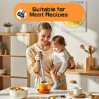 Immersion Blender Handheld 1100W - 3 in 1 Hand Blenders Set with Trigger Speed Control Stainless Steel Emulsion Stick with Whisk and Milk Frother, Emulsifier for Kitchen for Soup, Smoothie, Puree