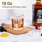 Futtumy Army Gifts for Men, Army Because No One Played Navy As A Kid Whiskey Glass, Military Gifts for Men, Army Veteran Gifts for Men, Navy Gifts for Men, 10 Oz Whiskey Gifts