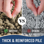 Arotive Luxury Chenille Bathroom Rug Mat, Extra Soft Thick Absorbent Shaggy Bath Rugs, Non-Slip Machine Wash Dry, Plush Bath Mats for Bathroom, Shower and Tub, 45x27, Camel