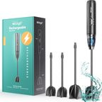 ISTOYO Rechargeable Resin Mixer, Epoxy Mixer for Saving Your Wrist, Epoxy Resin Mixer for Resin Molds, Resin Supplies, Silicone Molds Mixing, DIY Crafts (Included 4 pcs Paddles)