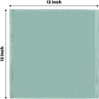 Artoid Mode 100% Cotton Light Green Waffle Weave Kitchen Dish Cloths, 12x12 Inch Ultra Soft Absorbent Quick Drying Kitchen Dish Towels Set of 6