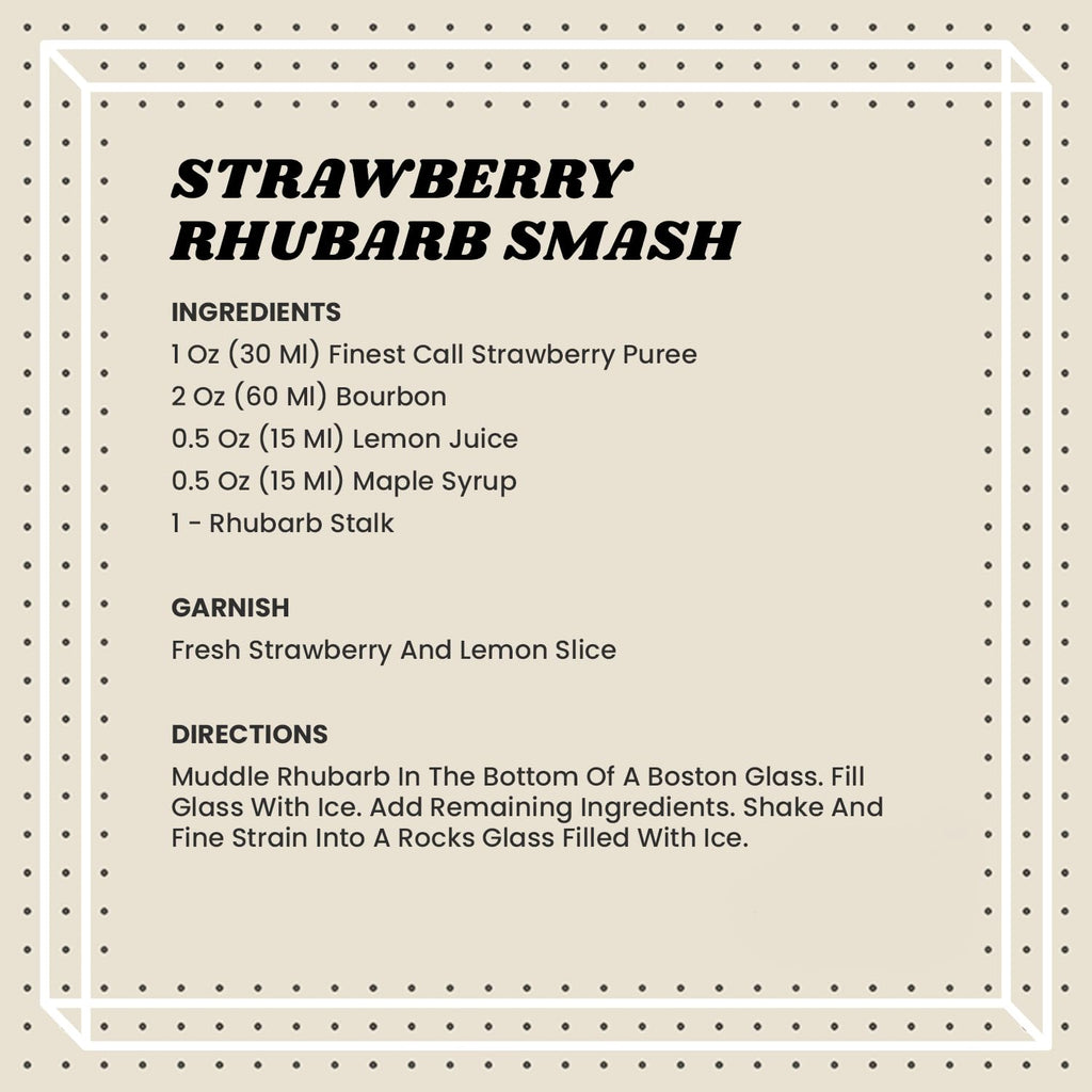 Finest Call Premium Strawberry Puree Drink Mix, 1 Liter Bottle (33.8 Fl Oz)