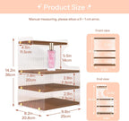 Coffee Mug Holder Wooden Cup Station Organizer 4-Tier Cup Holder for Coffee Bar Mug Display Rack for Countertop Mug Holder Shelf for Home Kitchen Wood