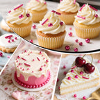 Rose Gold Sprinkles, Metallic Rods Sugar, Sprinkles For Cake Decorating, Baking, Cupcakes Decorating, Cake Toppers, Holiday, Wedding Party, 150g/5.29oz