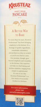 Krusteaz SWEET CREAM PANCAKE Mix 5lbs. (2-Pack) Restaurant Quality