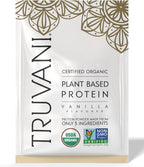 Truvani Vegan Pea Protein Powder | Vanilla | 20g Organic Plant Based Protein | 1 Serving | Keto | Gluten & Dairy Free | Low Carb | No Added Sugar