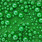 Edible Christmas Green Sugar Pearls Candy Sprinkles 120G/ 4.23Ounce Baking Cake Sprinkles Cupcake and Cake Topper Cookie Decorations Wedding Party Valentines Halloween Christmas Supplies