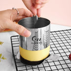 Guowall 1 Pack Seamless Cake Ring Mold Stainless Steel Round Mousse Mould for Baking (Includes 1 Ring, 1 Pusher and 1 Lifter)