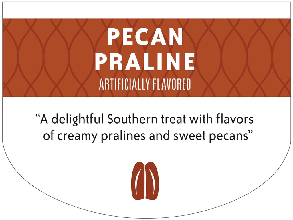Community Coffee Pecan Praline Flavored 72 Count Coffee Pods, Medium Roast, Compatible with Keurig 2.0 K-Cup Brewers, 12 Count (Pack of 6)