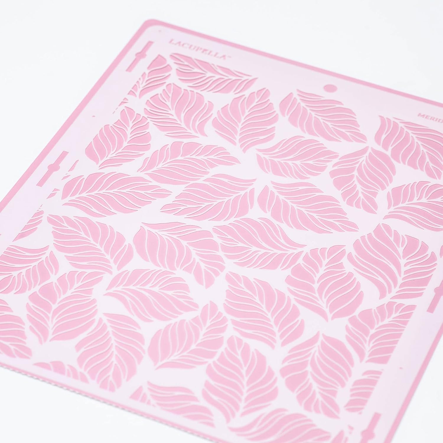 Large Cake Decorating Stencil (Merida) Falling Leaves Pattern