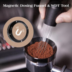 7 PCS 51mm Espresso Accessories Kit: Espresso Tamper, Coffee Distributor, Puck Screen, Dosing Funnel and WDT Tool Espresso Machine Accessories, Gifts for Coffee Lovers