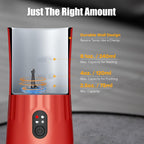 Milk Frother, Upgraded 4-in-1 Milk Frother and Steamer, Hot and Cold Foam Maker and Milk Warmer with Temperature Control & Auto Shut-Off, Frother for Coffee, Latte, Cappuccino, Matcha(Red)