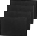 4 Pack Rubber Mats, 18" x 12" Black Bar Service Spill Mat for Countertop, Bartending, Efficient and Stylish Solution