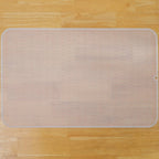 Silicone Dish Drying Mat for Multiple Usage,Easy clean,Eco-friendly,Heat-resistant Silicone Mat for Kitchen Counter or Sink,Refrigerator or Drawer Liner Translucent 3XL 28 inches x 18 inches