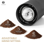 TIMEMORE Chestnut C3S PRO Manual Coffee Grinder - Compact with Foldable Handle, Adjustable Stainless Steel S2C Conical Burr for Espresso, French Press & More, Portable Coffee Grinder (Black)