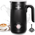 4 in 1 Electric Milk Frother: Automatic Milk Steamer Large Capacity Hot & Cold Coffee Foam Froth Maker, Milk Warmer Foamer for Latte, Cappuccino, Hot Chocolate