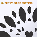 6PCS Cake Stencils Decorating Buttercream, for Cake Decorating, Floral Hollow Lace & Templates for Wedding & Birthday Decor (Style B)