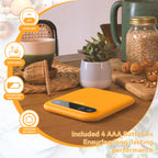 Digital Food Scale 11lb/0.01oz, Kitchen Scales Digital Weight Grams and Oz for Weight Loss, Baking and Cooking,LED Display