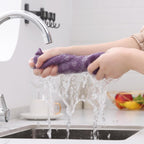 Kitinjoy 100% Cotton Waffle Weave Kitchen Towels, 12-Pack Super Soft and Absorbent Dish Towels for Drying Dishes, Kitchen Hand Towels, 13 in x 28 in, Lavender