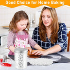 Tessco Pie Weights for Blind Baking, 3.2 lb Ceramic Pie Weights Beads to The Rim Crust Reusable Ceramic Stoneware with Plastic Container(White)