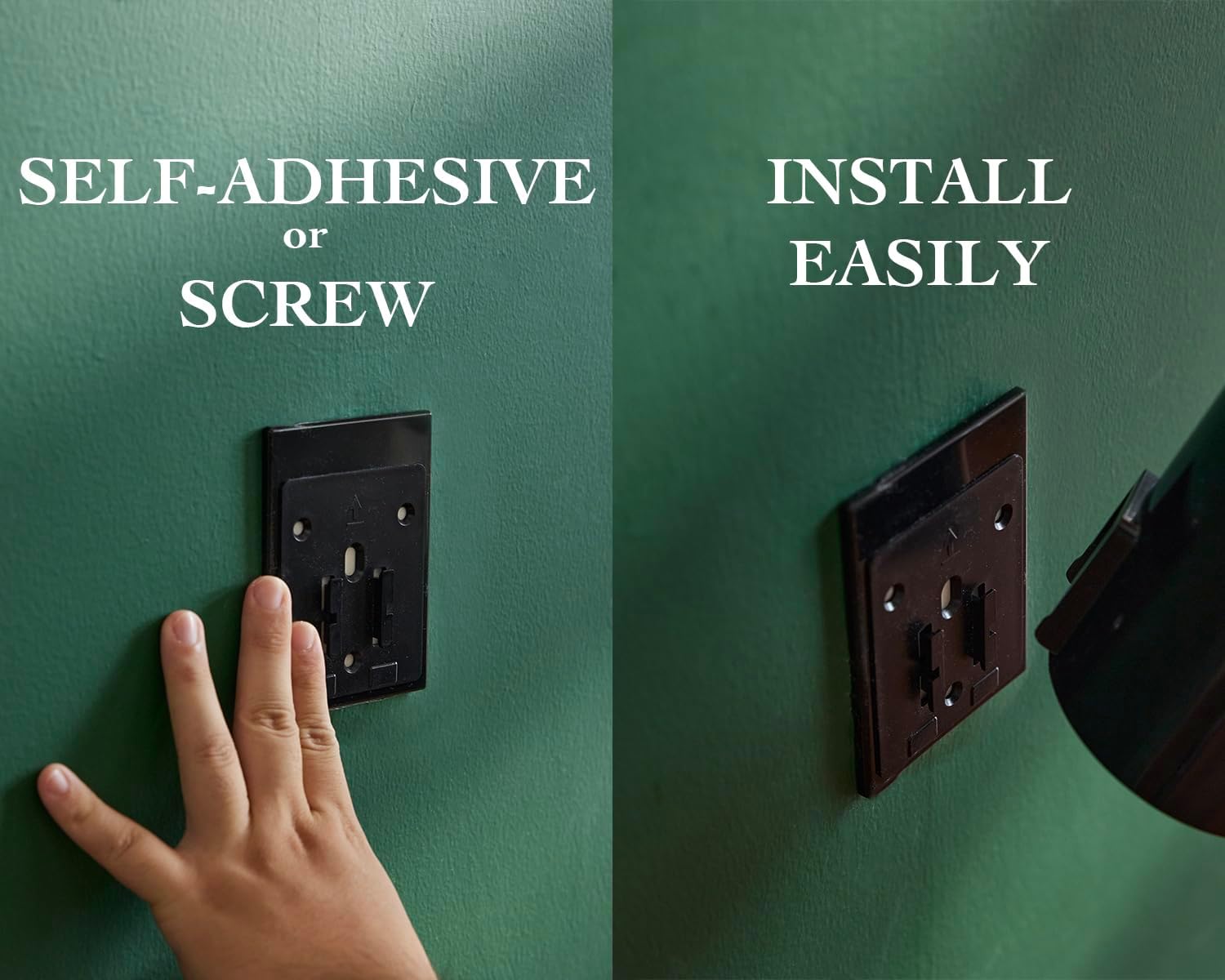 Seveny Bathroom Cup Dispenser, Wall Mount 4-7 oz Disposable Mouthwash Paper Cups, Pull-Type Cup Holder for Guest Toiletries, Dining Room, Kitchen, Coffee Stations, BPA Free, Black