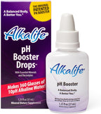 Alkalife pH Booster Drops | The First Patented Alkaline Water Booster to Neutralize Acid & Balance pH for Immune Support, Peak Performance, Detox, Overall Wellness – 1.25oz