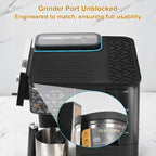 VOCOSTE Top Silicone Mat for Ninja Espresso ES601, Protects Top Surface from Scratches, Grinding Port Unblocked, Anti-Slip, Waterproof, Heat-Resistant, Fit for Ninja Luxe Cafe Accessories