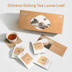 iTeaworld New Chinese Oolong Tea Sampler - 4 Flavors loose leaf Oolong tea Bag Sampler - Chinese Tea With Mediumly Caffeinated, High Mountain Tea, No Sweetener for Health Come with 20 Tea Bags, 3.5oz