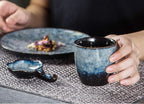 Ceramic Tea Cup, Kung Fu Tea set, Coffee Cup, Yerba Mate Set 4-piece companion cup set (4 colors)