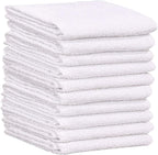 GOLD TEXTILES 36 PC New Cotton Blend White Restaurant Bar Mops Kitchen Towels 28oz (3 Dozen) (36, White)