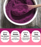 Orgnisulmte Purple Sweet Potato Powder 4.23 Oz, 100% Pure Natural Premium Purple Yam Powder for Food Coloring 120g