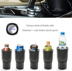 Car Cup Holder 2-in-1 Coffee Warmer Drink Cooler Smart Car Tumbler Holder Gift for Car Lover(Matt Black)